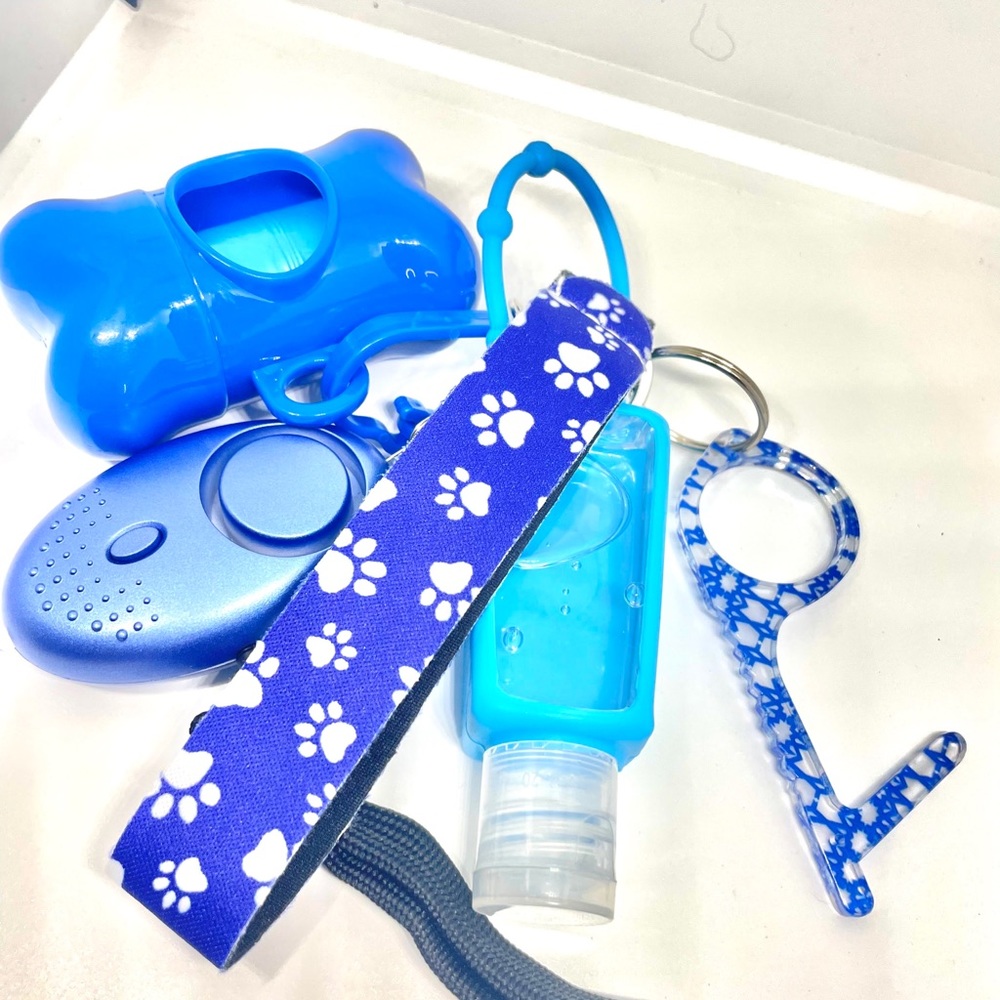 Royal Blue Pet Owner Keychain